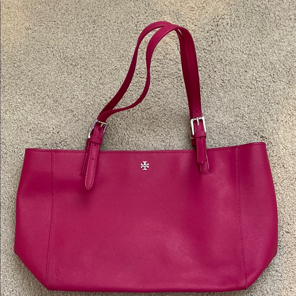 Tory Burch Pink Leather Tote - Excellent Condition!